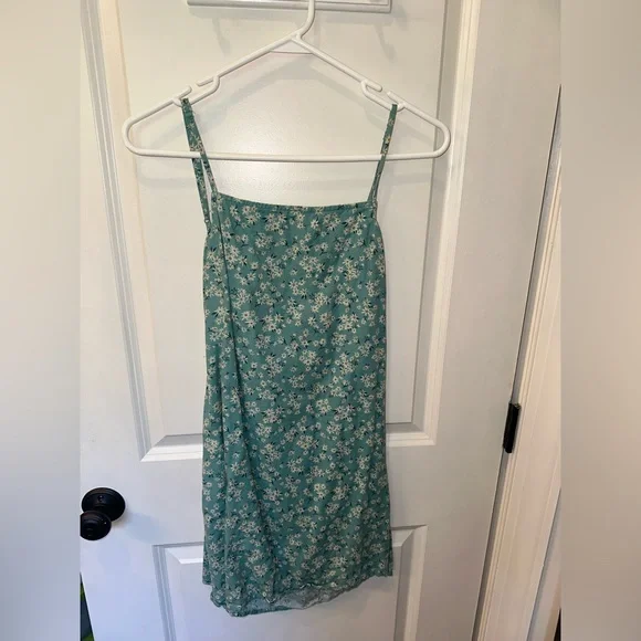 Green Floral American Eagle Dress